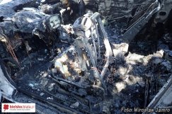 Spłonęło auto na Krakowskiej - foto
