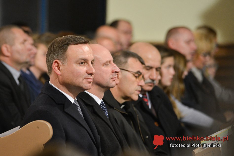 Prezydent RP u bielskich luteran - foto