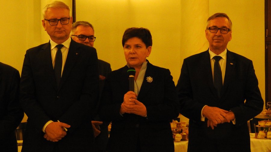 Beata Szydło na opłatku w Bielsku-Białej - foto