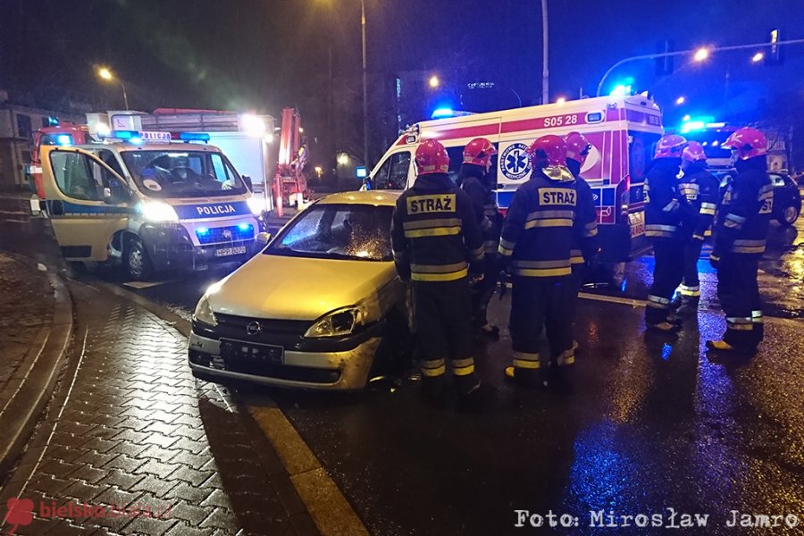 Zderzenie aut na Partyzantów - foto