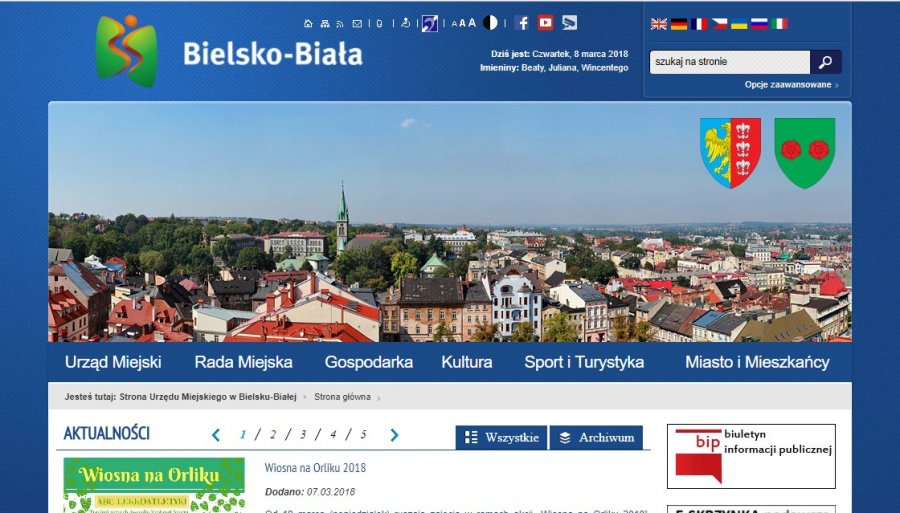 Nagle zniknęła strona Ratusza. „Pracujemy nad problemem”