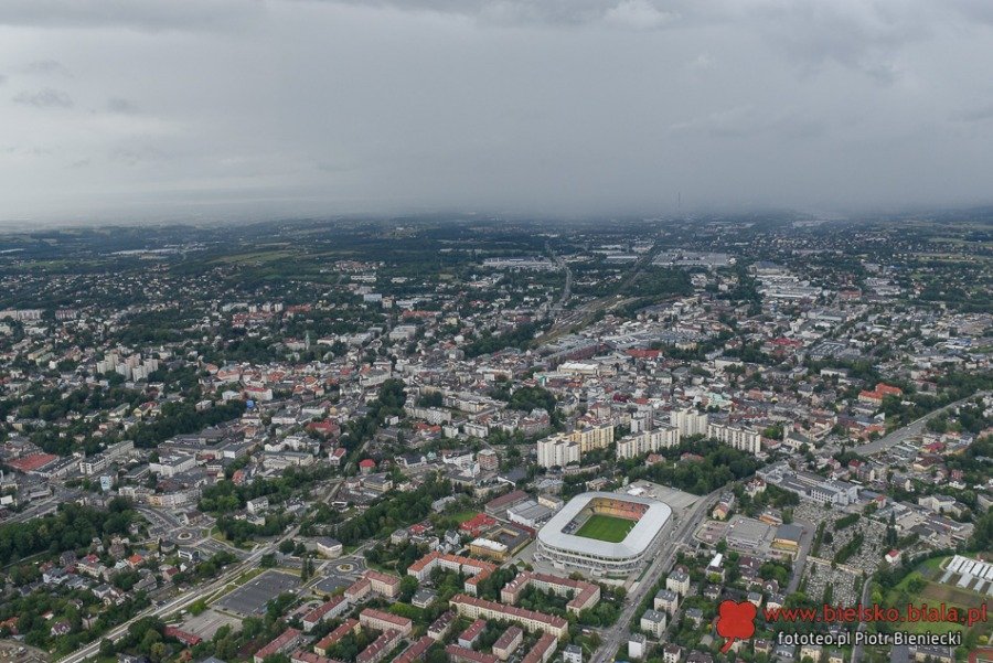 Deszcz nie wystraszył bielszczan. Loty nad miastem z dreszczykiem