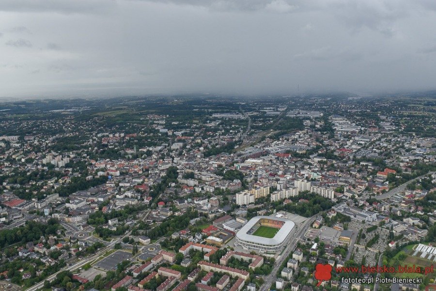 Deszcz nie wystraszył bielszczan. Loty nad miastem z dreszczykiem