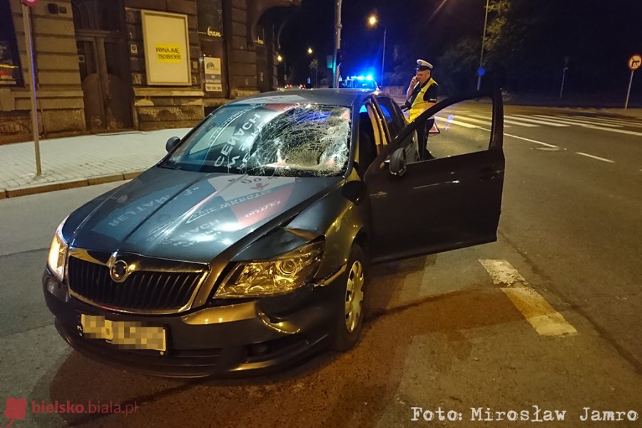 Potrącenie na Partyzantów. Pieszy w ciężkim stanie - foto