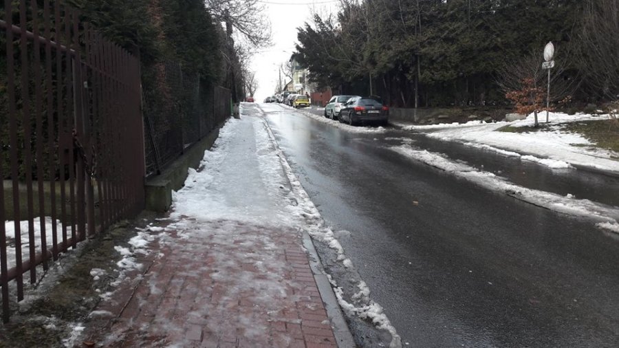 Mandaty za nieodśnieżone chodniki. Interwencje Straży Miejskiej