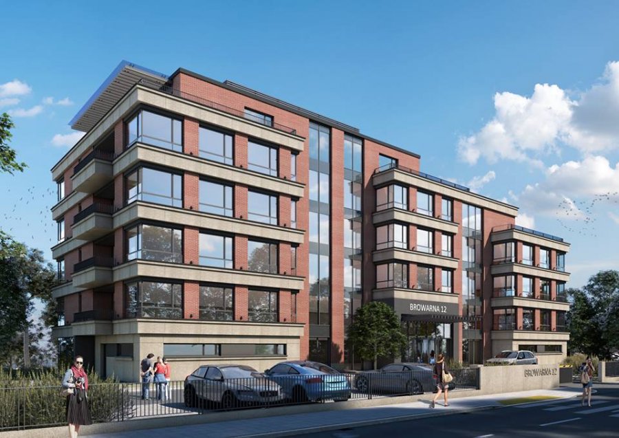 Sześciopiętrowy apartamentowiec w miejscu dawnego browaru