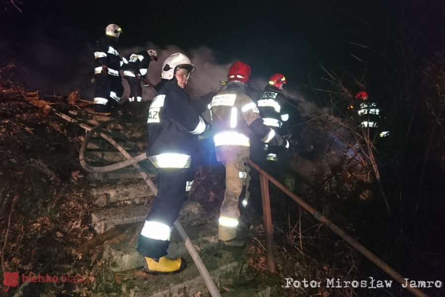 Pożar siana i zarośli. "Samo się nie zapaliło" - foto