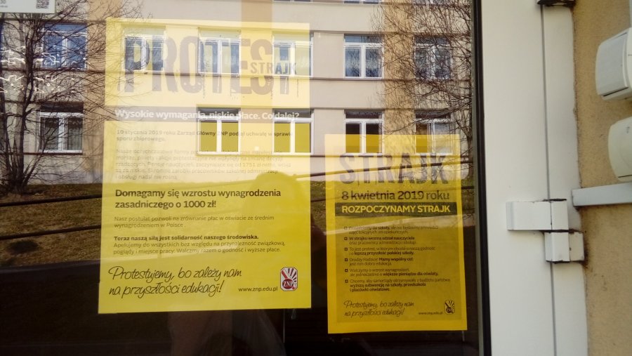 W szkole strajkują wszyscy nauczyciele oprócz siostry zakonnej