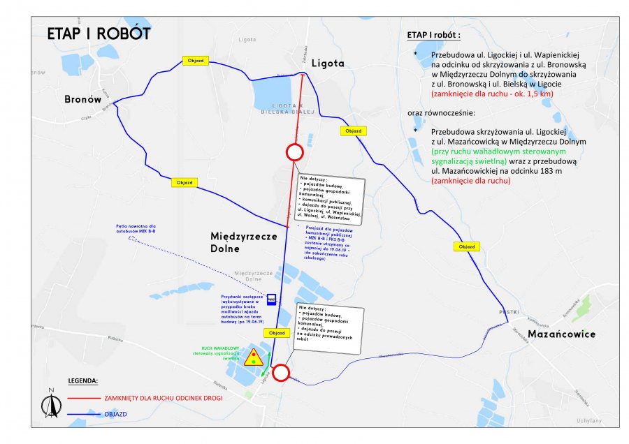 Drogowcy zamykają kolejne odcinki ulic. Będą objazdy MAPA