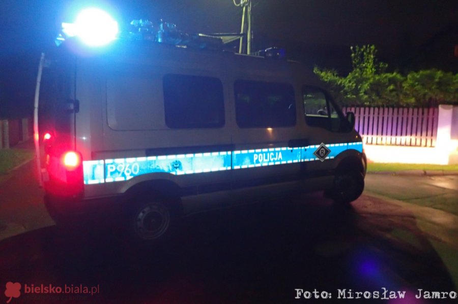 Awantura w Wapienicy. Są poszkodowani policjanci