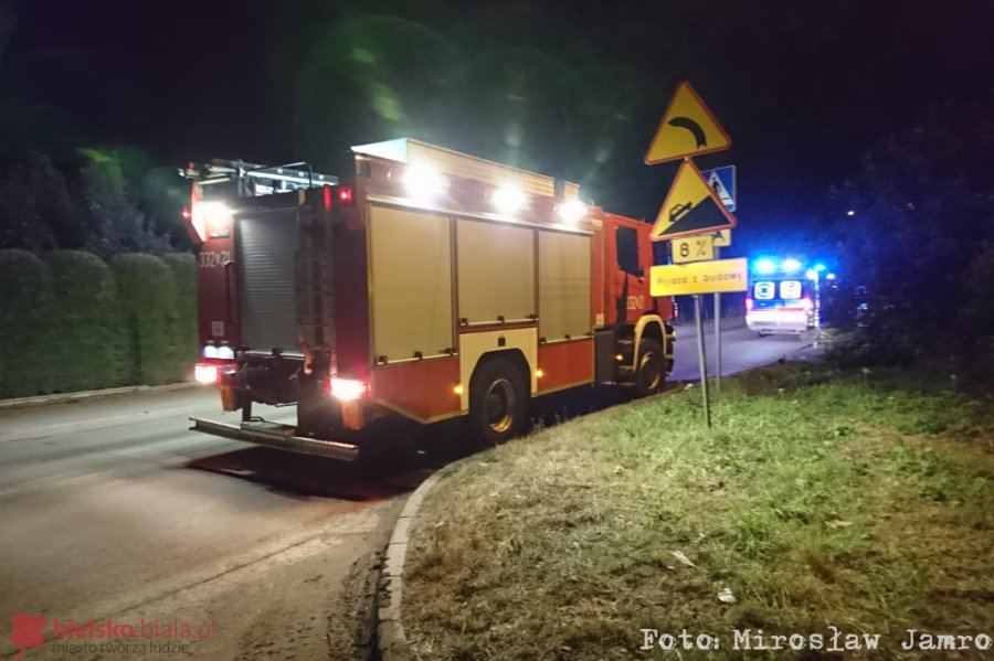 Nietrzeźwy wpadł do koryta potoku Czechowickiego - foto