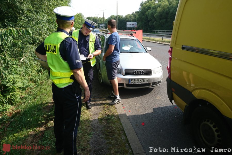 Policyjny pościg w al. Gen. Andersa. Postrzelony kierowca nie żyje - foto