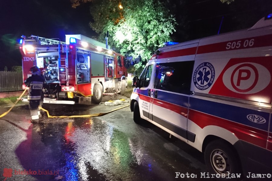 Pożar w kotłowni ośrodka ewangelickiego. Mieszkaniec odmówił hospitalizacji - foto