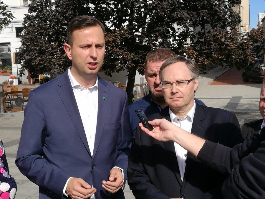 Prezes PSL na placu Chrobrego. Otwarta rozmowa z bielszczanami