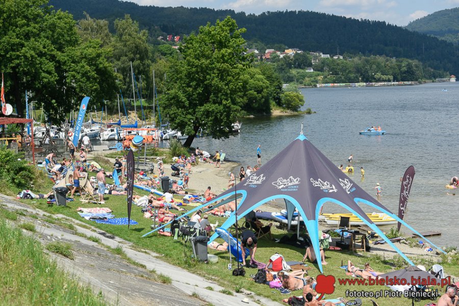 Cicha plaża blisko Bielska-Białej. Wszystko na miejscu ZDJĘCIA