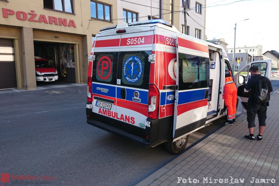 Leżał na chodniku w pełnym słońcu. Strażacy zareagowali błyskawicznie - foto