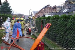 Pilne! Wybuch gazu w budynku mieszkalnym. Trwa akcja ratownicza - foto