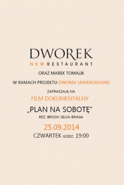 Plan na sobotę - w czwartek