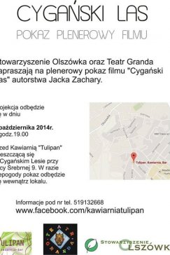 Pokazali film "Las Cygański"