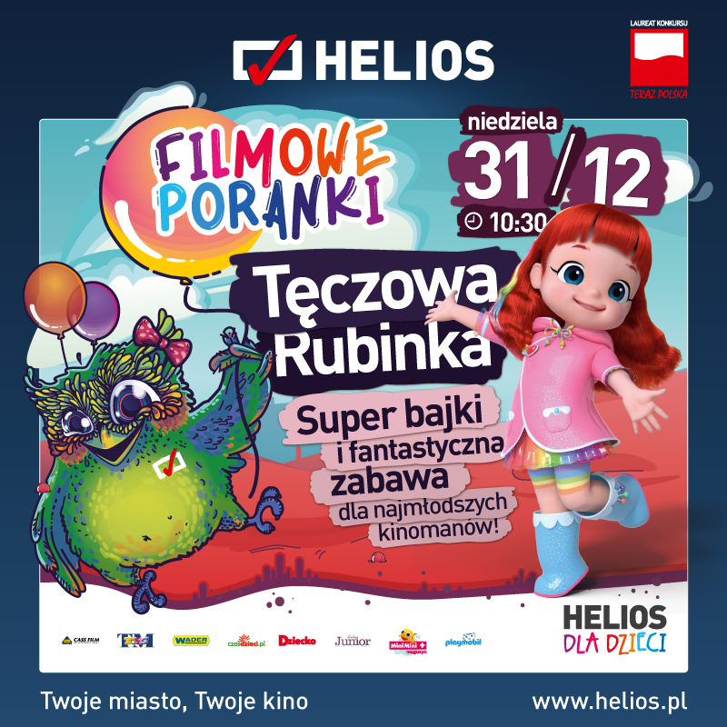 Filmowe Poranki – Tęczowa Rubinka cz. 3 – konkurs!