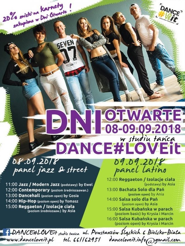Dni Otwarte DANCE#LOVEit – KONKURS!