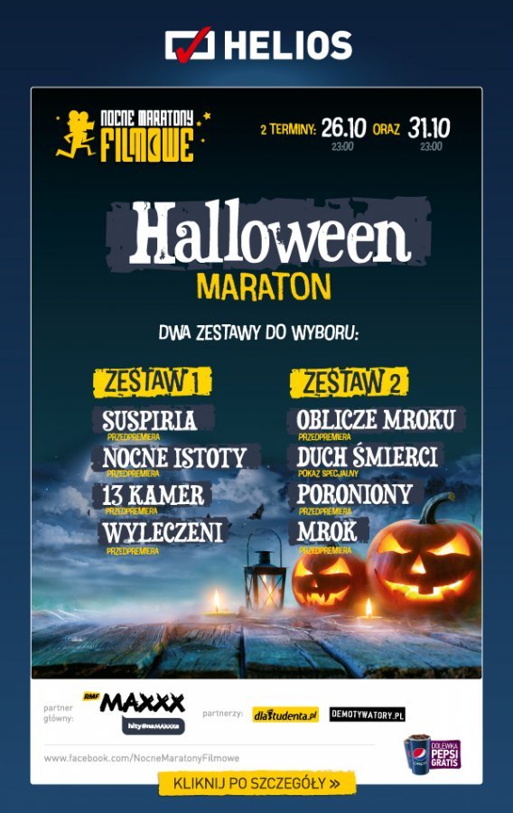 Maraton Halloween – konkurs!