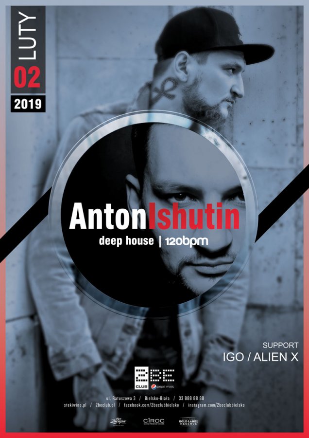 Anton Ishutin – znany DJ na sobotniej imprezie w 2Be Club