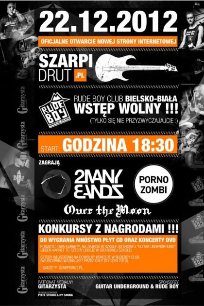 Koncert Porno zombi, 2 Many Bands, Over the moon