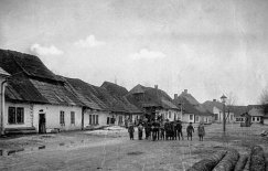 Rudza, Plac 3 Maja ok. 1918. Zbiory Muzeum w Żywcu