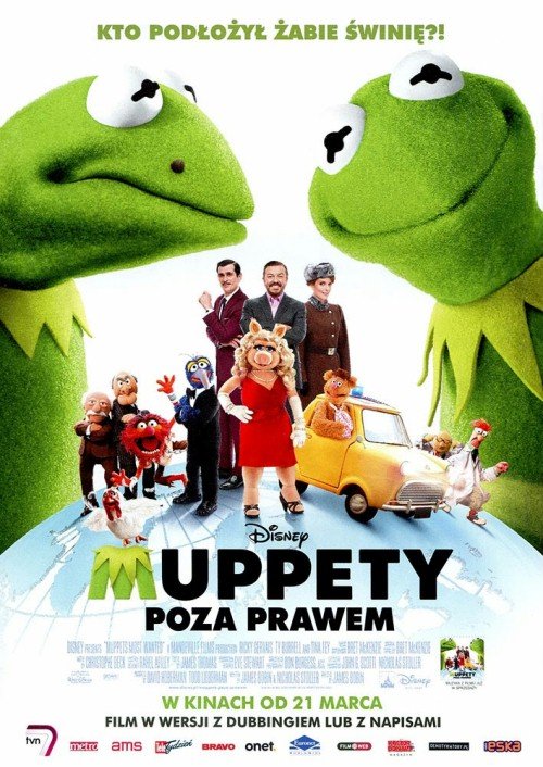 Muppety: Poza prawem - dubbing