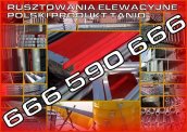 Rusztowania rusztowanie elewacyjne zsyp budowlany