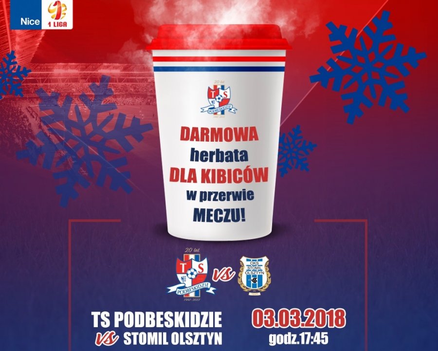 Klub myśli o kibicach. Będzie gorąca herbata