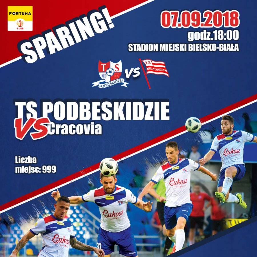 Sparing z Cracovią. Nowa godzina meczu!
