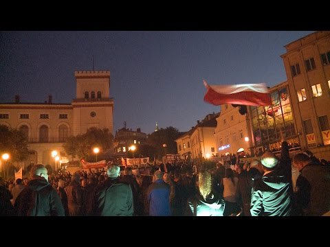 Protest w sprawie imigrantów