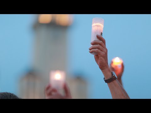 Protest pod sądem w Bielsku-Białej.