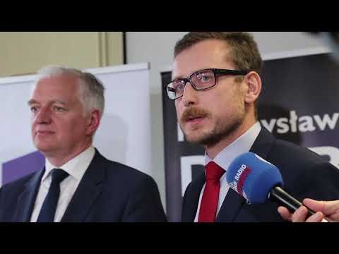 Jarosław Gowin konferencja w Bielsku Białej