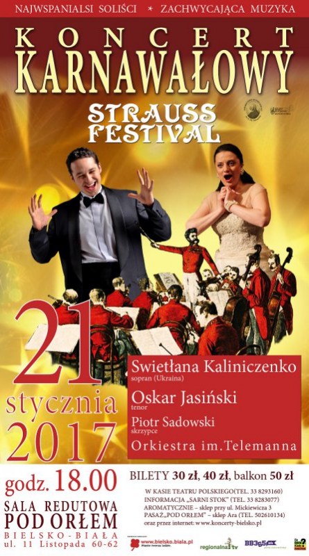 8. Strauss Festival: koncert karnawałowy