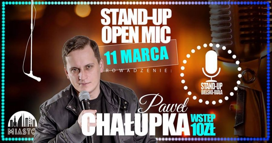 Stand-Up Open Mic z Pawłem Chałupką