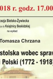 Stolica Apostolska wobec sprawy niepodległości Polski (1772-1918) – wykład