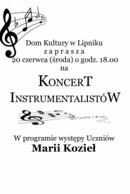 Koncert Instrumentalistów DK Lipnik