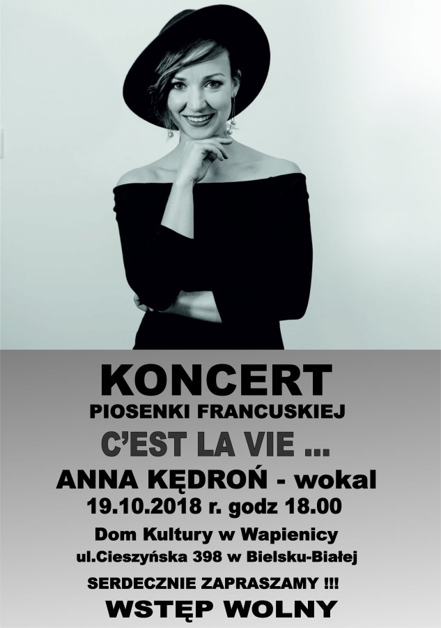 C'est la vie – koncert piosenki francuskiej