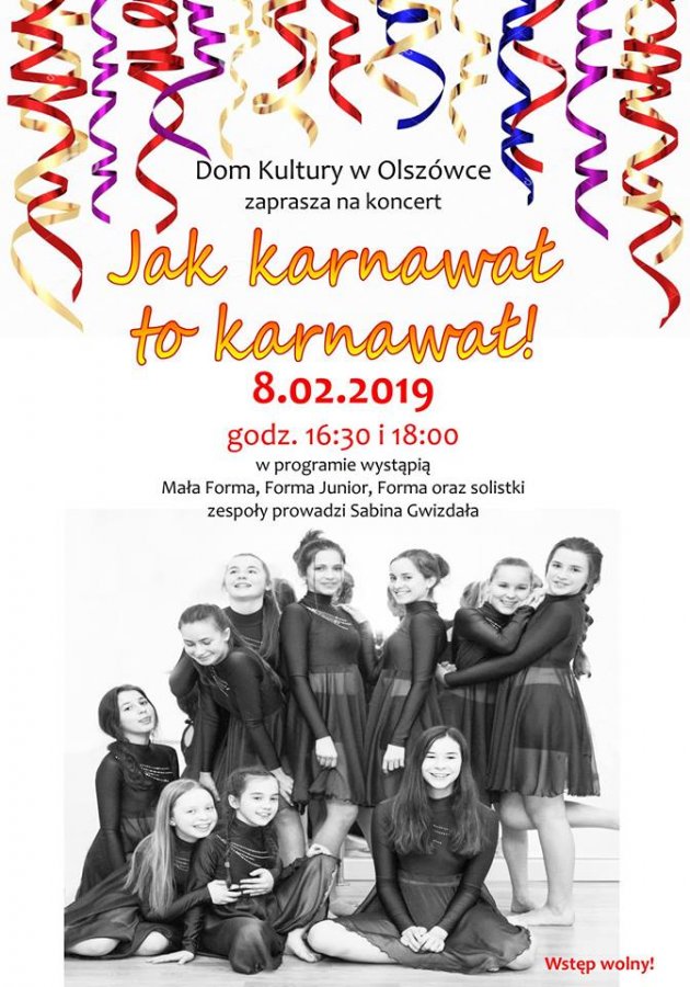 Jak karnawał to karnawał -prezentacje zespołów tanecznych