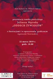 Prezentacja tomiku poetyckiego Juliusza Wątroby