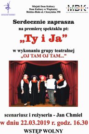 Premiera spektaklu "Ty i Ja"