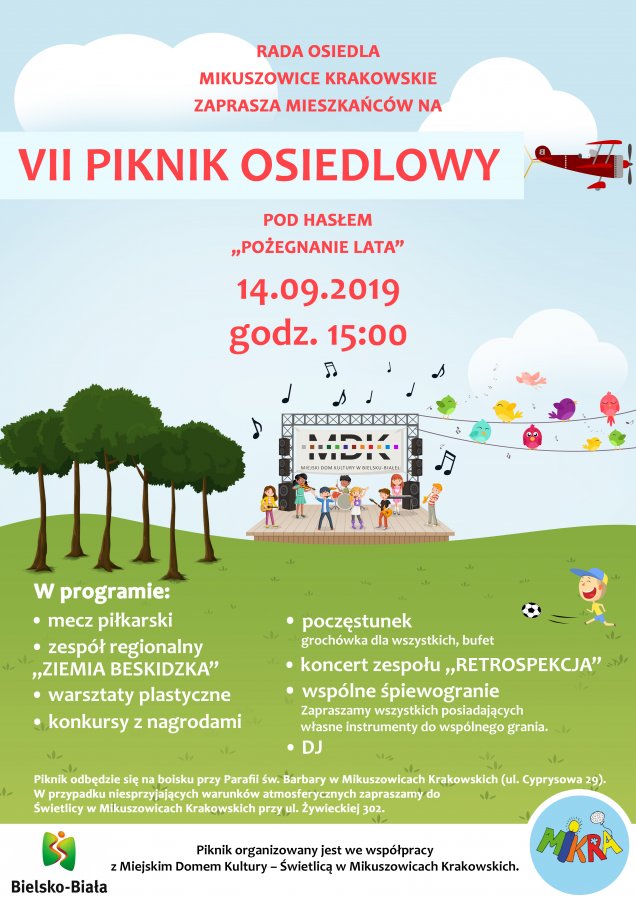 Piknik osiedlowy "Pożegnanie lata"