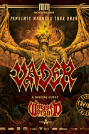 VADER + Mass Worship, Pandemic Madness Tour 2020 w Bielsku-Białej