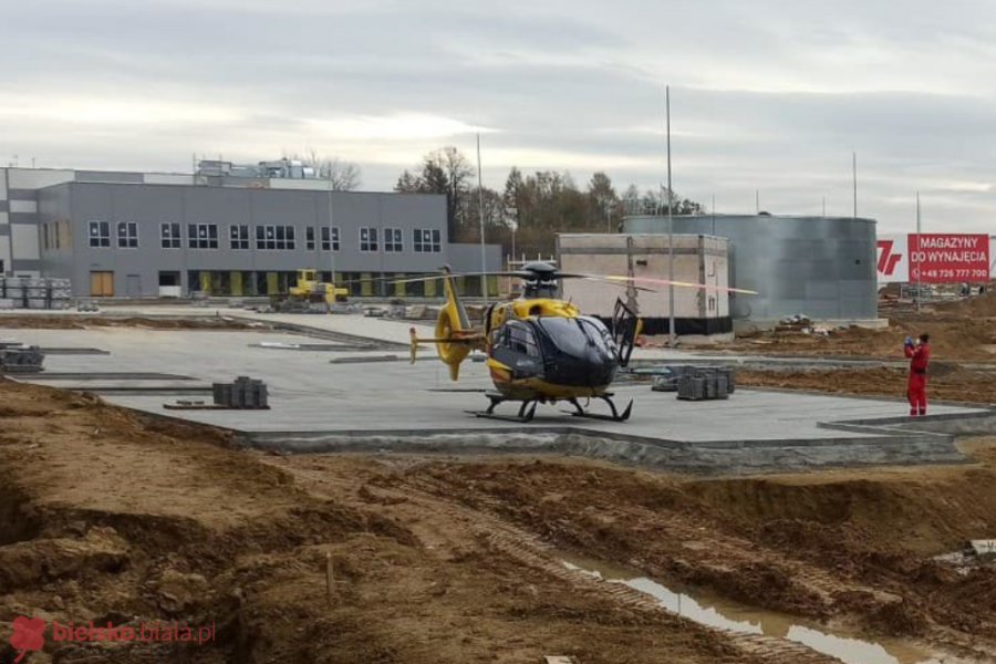 Śmiertelny wypadek na budowie. Mężczyzna spadł z dużej wysokości - foto